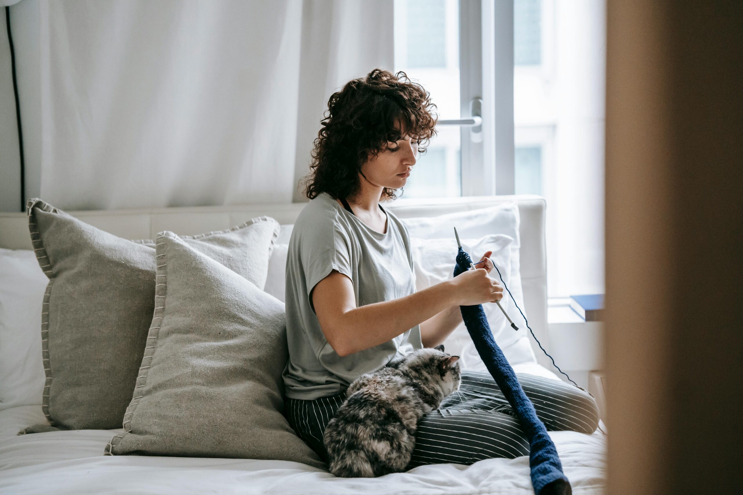Katze schläft bei mir oder schläft neben mir - was hat das zu bedeuten? Lösung
