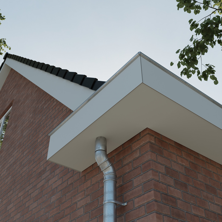 Montage von HPL Platten als Windbretter am Haus 2 image 12