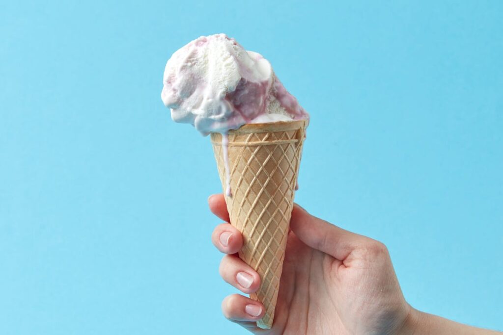 Eis schmilzt zu schnell beim Servieren